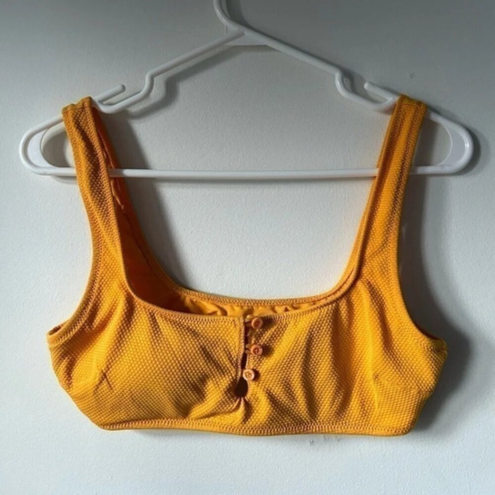 Aerie Yellow Bikini Top